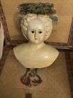 Antique GERMAN Paper Mache GREINER Doll Head…. Head Only w/Label
