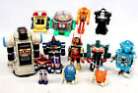 Lot Of 12x MIX BRAND Japan, Taiwan Made PLASTIC Collectable ROBOT/SPACE TOYS E09