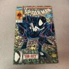 SPIDER-MAN # 13 (Marvel 1991) Newsstand Variant, McFarlane Cover, Black Suit 