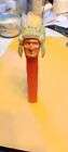 Vintage Pez Dispenser Indian Chief No Feet Original Marbleized Head AUSTRIA