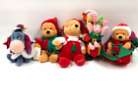 Winnie the Pooh Soft Toys  Christmas Tigger Eeyore 5 Festive #B T2750 XM23
