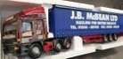 Corgi 1:50 CC11906 ERF EC Truck & CURTAIN Trailer in J.B. McBEAN Ltd Livery MIB