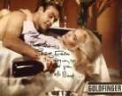 007 James Bond movie Goldfinger photo signed by Shirley Eaton with scene quote!!
