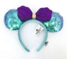 Disney Parks 2020 Little Mermaid Ariel Purple Mickey Mouse Minnie Ears Headband
