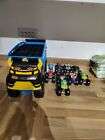 Hot Wheels Monster Mover Truck With 9  Trucks.