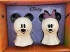 Disney’s Mickey Mouse & Minnie Mouse Ghost 👻 Halloween Salt And Pepper Shakers.