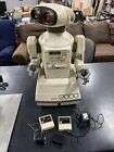 Vintage TOMY Omnibot 2000 Robot w/ Photo Sensor, Tracer Tape AS IS