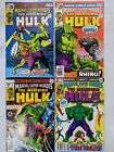 Marvel Super Heroes Lot #57(VF),58(F-/F),65(F), 100(F+).  Incredible Hulk