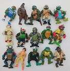Lot Of 14 1990s Original Teenage Mutant Ninja Turtle Action Figures