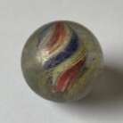 Antique German glass swirl marble - 1 3/8 inch diameter