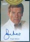 James Bond Dangerous Liaisons  Roger Moore 6 Case Incentive Autograph Card