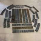 Lionel Trains Mixed Lot of 26 Tracks Straight and Curve Sections STD Gauge 14 in