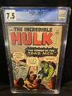 Incredible Hulk #2 CGC 7.5 -1st Appearance Green Hulk…MCU RARE Grail