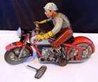 Rare Vintage Tinplate Wind-Up MAC700 Motor Cycle Wt Rider. Arnold, W. Germany.