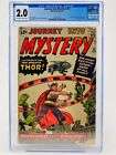 RARE  Journey Into Mystery #83 - CGC 2.0 - 1962 Marvel 1st Appearance of Thor