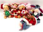 Winnie the Pooh Soft Toys  Christmas Tigger Eeyore 6 Festive #A T2750 XM23