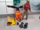 Big Jim Action Figur Wanderer Camper mit Adler und Ausrüstung Mattel 70ger Jahre
