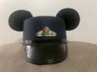 Disney Parks Blue Mickey Mouse Ears Conductor Hat Red Car Trolley Large / XL