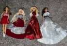Holiday Christmas Special 60th Anniversary Gown Barbie Lot Dressed Basics 07