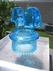 Half Height   Blue  MICKEY MOUSE 2.5' SDP  Glass insulator  18 of 25.