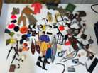 Big Jim Figure - Toy GI Joe Accessories Lot Clothing Weapons, Parts 1970’s