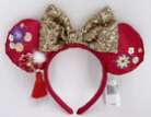Disney Parks 2022 Ears Collection Chinese Lunar New Year Minnie Mouse Headband
