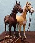 Vintage Marx BEST OF THE WEST - Johnny West - Horses Lot with Accesories 1965