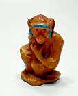 Antique German Elastolin Lineol Composition Animal Toy Figure Monkey Ape Baboon