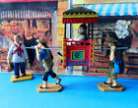 King & Country 1/30 scale Old Hong Kong sedan chair collector figure set HK23
