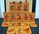 1930's Whitman Walt Disney Mickey Mouse Old Maid Card Game 26 CARDS