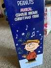 NEW Musical Peanuts Charlie Brown 24”  Christmas Tree With Linus Blanket 24”