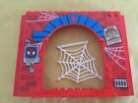 Lego spiderman panel and web