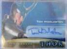 Marvel Certified Authentic Autographed Tom Hiddleston Thor Loki Card