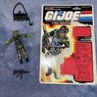 1988 GI Joe Hasbro Hit & Run: Light Infantryman 100% Complete w/file card