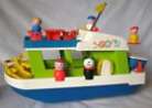 Vintage Fisher Price Play Family Houseboat #985 Complete 1972 Very Good