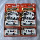 Lot Of 4 - 2023 Matchbox FedEx Delivery Trucks