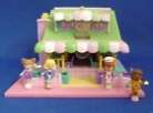 Vintage Polly Pocket Light Up Pizzeria 1993 Working, Complete With 4 Figures