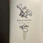 Signed Remarked Mike Mignola Hellboy Baltimore 1: The Plague Ships Hardcover HC