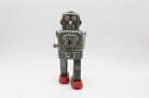 G Vintage Collectable SY C1960s Clockwork Tin Space Man Robot Toy