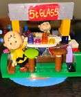 Charlie Brown & Lucy Lite Brix Lemonade Stand Jacked Up W/Extra Legos USED FAIR