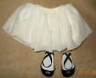 American Girl Doll Partial Winter Magic Outfit Skirt Ankle strap black shoes