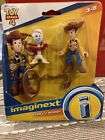 NEW Imaginext Disney Pixar Toy Story 4  WOODY & FORKY Figure Pack Fisher Price