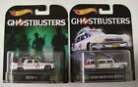 1/64 Hot Wheels Retro Entertainment Ghostbusters ECTO-1 Lot of 2