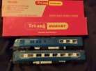 Tri-ang Blue Pullman Power Car OO W60097 and R426 Type 6 both with crest,Boxed
