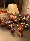 one lot of assorted disney christmas ornaments