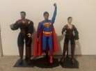 1/6 scale superman 2 Christopher Reeves Three Figure Set With Stands DC