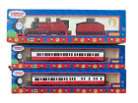 Hornby R852 James The Red Engine OO gauge with two coaches, boxed mint condition