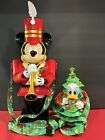 2023 Disney Parks Christmas Mickey Soldier Popcorn Bucket & Donald Duck Sipper