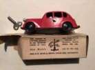 A Brimtoy Pockettoy, Red Cast metal Vauxhall 9/504, see description.