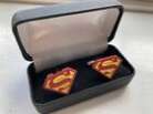 SUPERMAN,cufflinks in box-never worn-MUST LOOK!